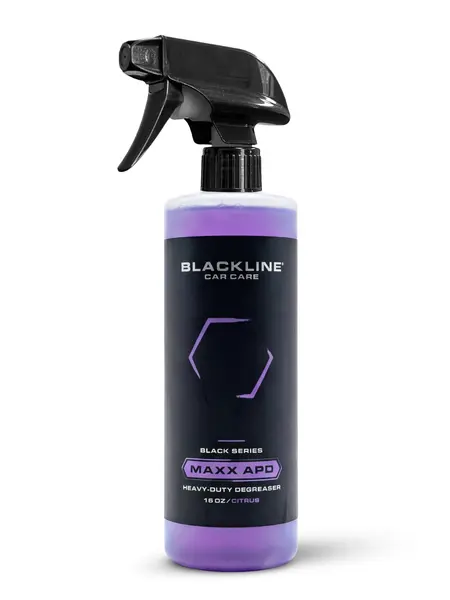 BLACKLINE Maxx APD Heavy-Duty Citrus-Scented Liquid All Purpose Degreaser, Car Accessories, Detailing Setup, Adjustable Strength Automotive Cleaner for Car Interior Cleaning, Leather & Upholstery, Engine Bay, Wheels, Cleaning Supplies, Engine Bay Cleaner