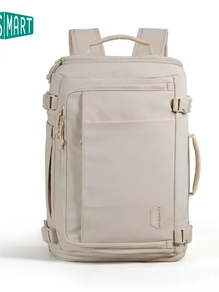 BAGSMART Blast Carry-On Travel Backpack 15.6" Laptop Waterproof Quick Access Fits 40oz Water Bottle Ideal for Air  Travel Durable Compact Airline Approved Secure 28L-38L Volume 6 External Pockets