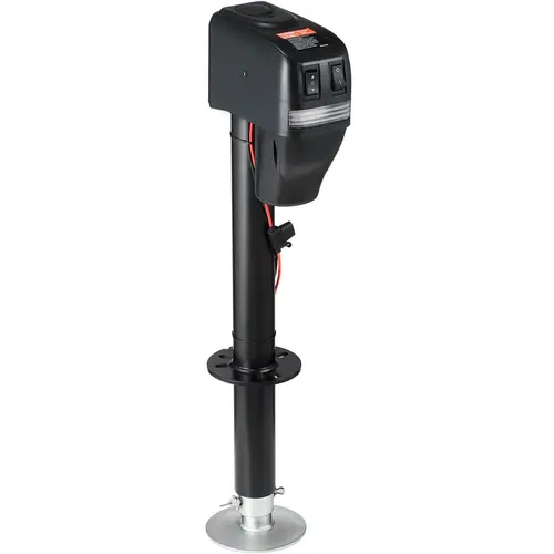 【toolupgrade】VEVOR Electric Trailer Tongue Jack, electric tongue jack for rv camper, 5000 lbs Heavy-Duty RV Power Jack with 2-Way Connector, Crank Handle & Weatherproof Cover, 10-28.3 In Lift - Black,father'sdaygifts