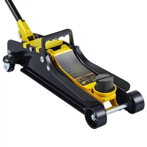 【toolupgrade】VEVOR Low Profile Floor Jack Heavy Steel Single Piston Hydraulic Pump, Tire Change Tool, Car Repair Tools, Car Tools