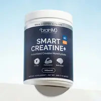 Smart Creatine+ | BrainMD | NSF Certified 60 Servings Powder | Muscle Strength & Performance Support | Brain Focus, Energy & Healthy Aging Support | iCreatine Creatine Monohydrate
