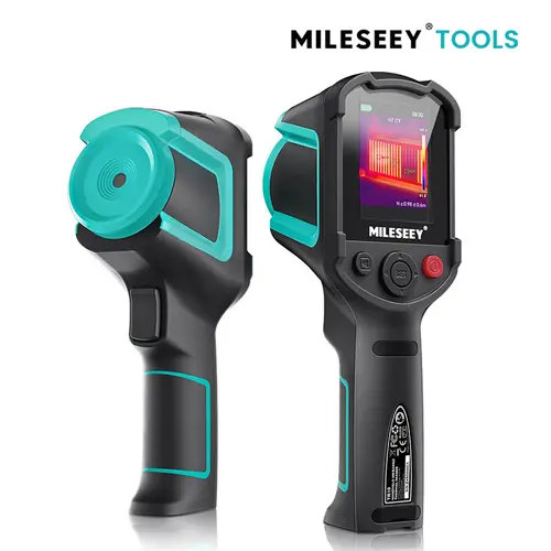 MILESEEY TR10 Thermal Imaging Camera - 240x240 Super Resolution, 25Hz Surface Scan, -4°F to 1022°F Temp Range, 2.8-in Digital Display, 8h Continuous Run, 10h Battery, Emissivity Tuning, HVAC Check Tool for HVAC Users, Building Diagnostics, Measuring Tool