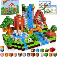 Magnetopia 100PCS Magnetic Building Cubes - Stackable Cubes Modular Block Kids Toys, DIY STEM Montessori Sensory Construction Toy for Ages 3-10 Boys & Girls, Birthday Gift
