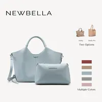 NEWBELLA Shelly & Shelly Pro 2-Piece Large PU Leather Tote Bag Set with Magnetic Closure for Work and Everyday Use #sohoch