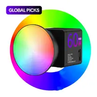 Handheld RGB COB Video Light Lamp, Photo Lighting, USB-Rechargeable Soft Continuous Fill Light for Vlogging, Live Streaming, Photography and Studio Use #GLOBAL PICKS