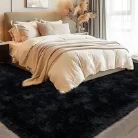 【SummerVibes】【Moving Season】REZUTAN Super Soft Plush Shaggy Area Rug for Living Room Bedroom Nursery Kitchen and Bathroom Cozy Carpet with Free 4 Anti-Slip Stickers Modern Indoor Non Slip Rug Soft Fluffy Rug Decorative Fluffy Rug rugs for living room, Dor