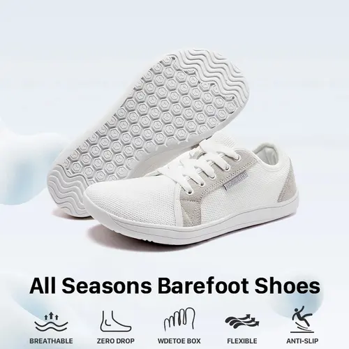 HOBIBEAR Womens Mens Minimalist Barefoot Shoes | Zero Drop | Wide Width Fashion Sneaker,summerwins Casual Athletic,father'sdaygifts,back to school,back to school shopping,travel essentials,camping essentials Sports Shoes Footwear,sohochic