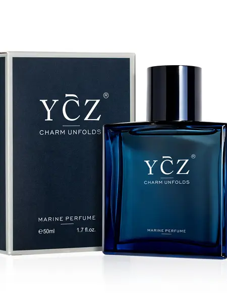 [YCZ] Midnight Marine Eau de Parfum 1.7 fl oz Men's Fragrance - Aromatic Marine Scent, Magnetic, Sensual, Long-Lasting, Ideal for Dates & Everyday Wear, Gifts for Boyfriend, Anniversary Gift for Him, Men's Perfumes & Fragrances, Mens Gifts