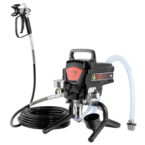 【toolupgrade】VEVOR 950W Power Stand Airless Paint Sprayer with Stand Base, 3000PSI High Efficiency Electric Handheld Sprayer Kit, Environmentally Friendly, Fast Coverage for Home Interior/Exterior Projects