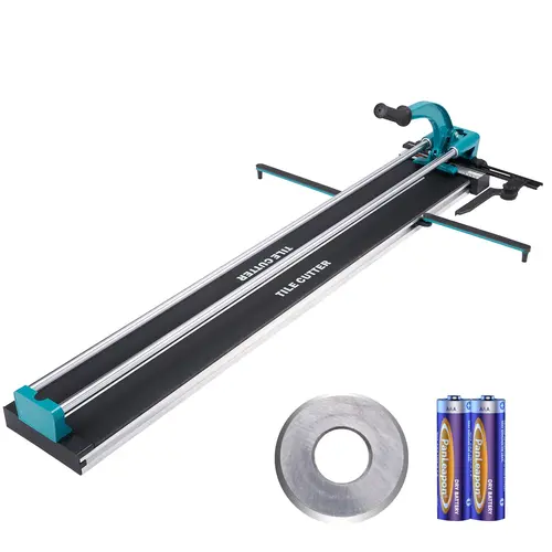 【toolupgrade】VEVOR Manual Tile Cutter 48 Inch Porcelain Ceramic Tile Cutter with Tungsten Carbide Cutting Wheel Infrared PositioningAnti-Skid FeetDouble Rails, Tile Cutter Tools, Carbide Tile Cutters