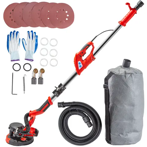 【toolupgrade】VEVOR Drywall Sander Electric, Various specifications, Electric Sander Variable Speed, Telescope Handle, Vacuum Bag Drywall Sanders, Heavy Duty, Ceiling Sander, Tools And Gadgets