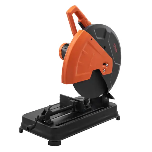 【toolupgrade】VEVOR Toolless Abrasive Cutter Chop Saw, 14"/355mm Blade, 2300W 3600RPM Electric Saw, 0-45° Adjustable Angle Miter Saw, Metal Cutting Tool for Steel/Rebar/Ceramic, Ideal for Construction Sites