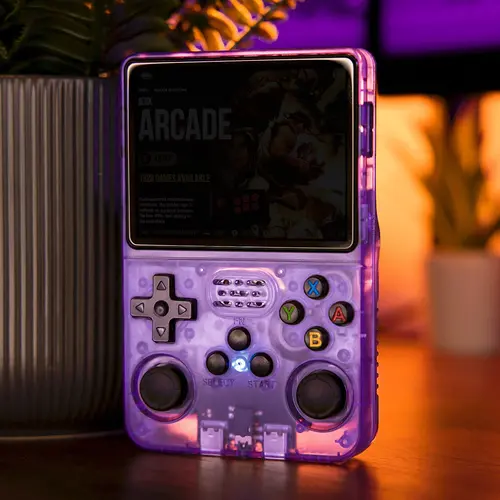 WUDS R36S Compact Retro Handheld  Console - 3.5-in IPS Screen, 32+64GB Expandable Storage TF Card with Preinstalled Emulator,Arcade Device, USB Video Player, Interactive  Gifts for Guys,sohochic