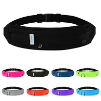 WATERFLY Unisex Waist Belt - Multifunctional Waterproof Sports Bag, Outdoor Sports Phone Holder for Athletes, Jogging, Marathon, Slim Fanny Pack for Men, Women