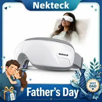 Nekteck  Eye Massager with Heat & Bluetooth Music, Comfort Eye Mask for Relaxation, 5 Massage Modes, 15 mins Auto-Off, Ideal Gift for Men & Women,Christmas 's Day Present