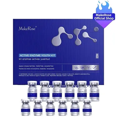 MakeRose Peptide Collagen Anti-Aging Kit | For Mature/Dull/Dry/Oily/Normal Skin | Lifting Firming & Pore Minimizing | Reduces Wrinkles & Brightens | Skin Texture Repair | Face/Neck/Hands | Unisex