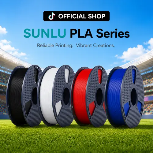 SUNLU PLA 3D Printer Filament (1KG, 1.75mm) - Tangle-Free, Bubble-Free, 100% Neat Rate, Vibrant Colors, Smooth & Reliable 3D Printing Supplies, FDM Printers Compatible, Ideal for Makers (Options: Bone White, Coffee-Brown, Gold 2081, PLA Coffee-Brown),soho