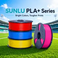 SUNLU PLA+ 3D Printer Filament, 1.75mm 1kg, Enhanced Toughness, Multiple Vibrant Colors, Compatible with FDM & Anycubic Printers, for Models & Crafts, Free 3-Day Shipping, Pla Filament Anycubic, 3D Printing, Clog/Bubble/Tangle/Warping Free-0337,sohochic
