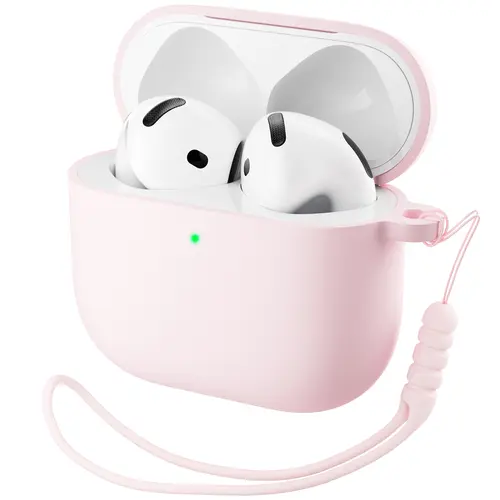 [CASE ONLY] ORNARTO for AirPods 4th Generation Case , Compatible with AirPods Case 4th Generation (2024),Energetic Colors Protective  Soft Skin  Silicone Case Wireless Earbuds Headset High Quality Headphones