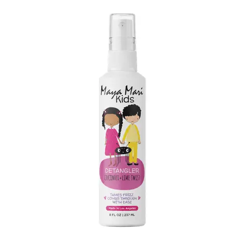 Maya Mari Kids Detangler Spray with Argan & Coconut Oil - Moisturizing Smoothing Spray, Natural Hair Oil Haircare, Strengthens & Makes Hair Stronger, 8 fl oz