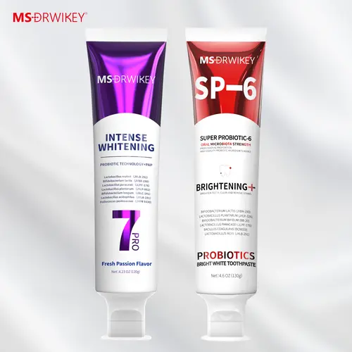 MSDRWIKEY SP-6 & 7-Pro Toothpaste Set | Dual Action Probiotics for Enamel Repair & Fresh Breath | Complete Oral Care