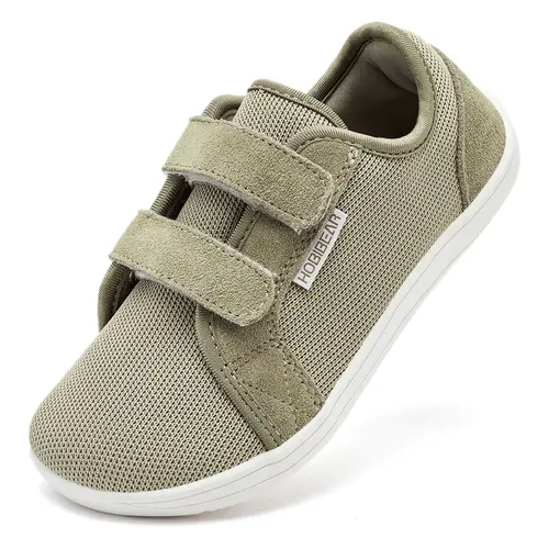 HOBIBEAR Kids' Barefoot Minimalist Sneakers - 0-Drop, Wide Width, Wide Toe Box, Nonslip Rubber Sole Trainer Footwear for Boys & Girls, Casual Shoes for Outdoor Wear & Everyday Use, Sneakers Shoes, Barefoot Shoes tiktokshopbacktoschool