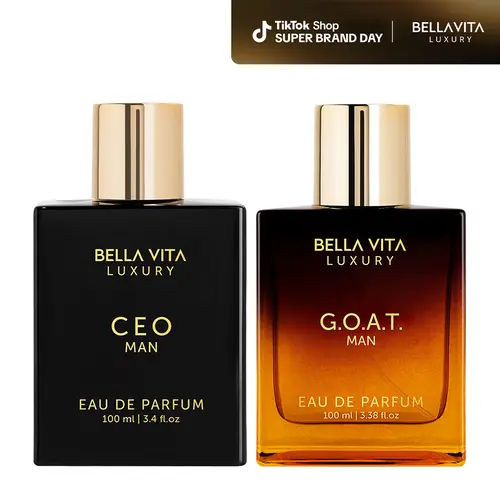 The Sigma Male by Bella Vita Luxury | 2x100ml Perfumes | CEO Man & G.O.A.T. Man | Perfume for Men | Long Lasting Fragrance | Eau De Parfum