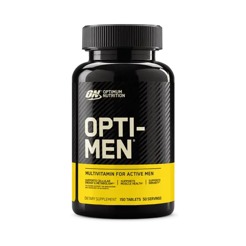 Optimum Nutrition Opti-Men Daily Dietary Supplement Tablets - 21 Vitamins+Minerals Including Vitamin C, D, E, B Vitamins, B12, Zinc for Fitness