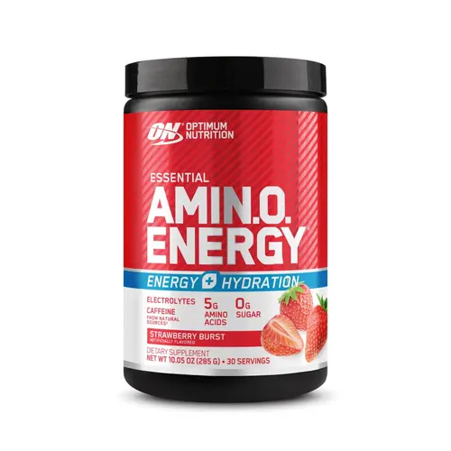 Optimum Nutrition Essential AMIN.O. Energy + Electrolytes Supplement, 5g Citrulline Powdered Drink Mix, Clean Caffeine, Electrolyte Blend, Daily Supplemental Nutrition Support for Fitness