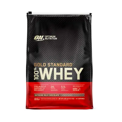 Optimum Nutrition Gold Standard 100% Whey Protein Powder, 10 lbs Dietary Daily Protein Supplement - Gym Support for Muscle Growth & Healthcare Fitness