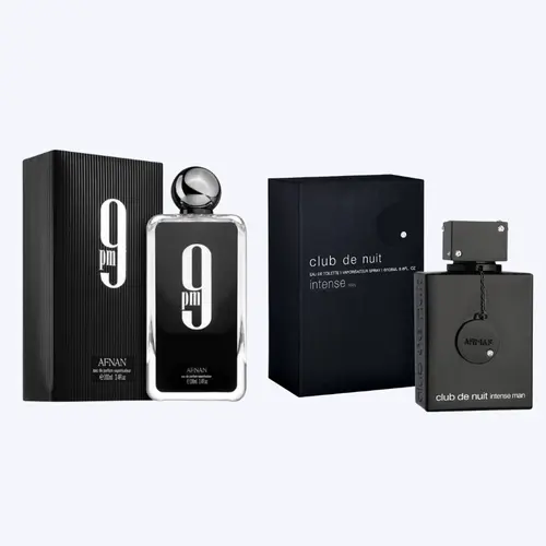 ARMAF CDN INTENSE MAN EDT 3.6FL.OZ & AFNAN 9 PM EDP 3.4 FL.OZ fragrance value, Long Lasting Fragrance, Perfume Cologne