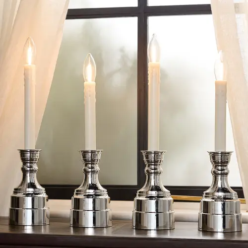 Bethlehem Lights (4) Premium Cordless Window Candles