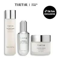 [TIRTIR Official] Ultimate Glow Skin Set Hydrate Moisture Daily Skincare Moisturizing Toner Ampoule Cream