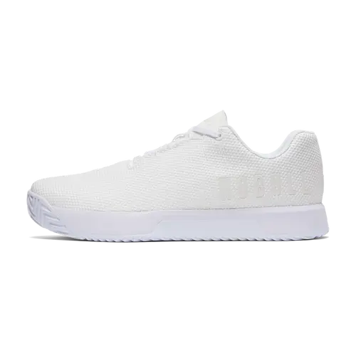 NOBULL Women's Outwork Edge (Impact) Shoe in White - OG Strength Training Shoe, Durable Gym Trainer, Lifting Sneaker