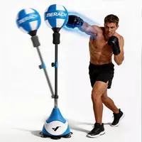 Merach Boxing Bag Punching Bag with Stand Height Adjustable - Speed Bag for Training, Boxing Equipment, Stress Relief & Fitness Boxing Equipment BackToSchool