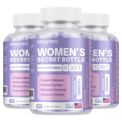 Women'S Secret Bottle- 60 Tablets - Healthcare | Kacip Fatimah 1000MG |Plus with manjakan & Slippery Elm & Fenugreek（Old & New Packaging--Mixed Shipment）