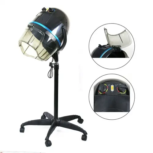Professional Hand-Free Hair Dryer, 1300W Multifunctional Hooded Bonnet Stand with Wheels, Adjustable Height, Temp Control, and 60-Min Timer for Salon & Home, Multifunctional Hair Dryer, Blowout Hair, Overnight Blowout,back to school,back to school haul,so