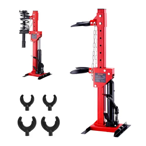 【toolupgrade】VEVOR Strut Spring Compressor 4.5 Ton/9920 LBS Hydraulic Jack Capacity1 Ton Rated Compression ForceAuto Strut Coil Spring Compressor ToolHydraulic Spring Compressor for Strut Spring Removing