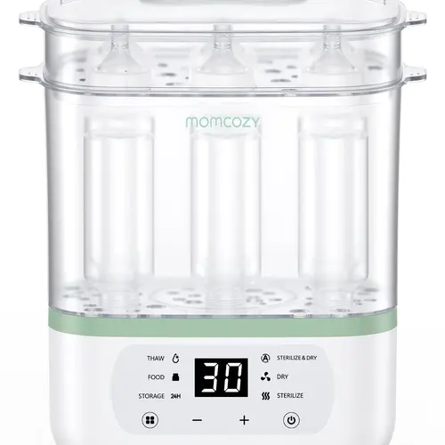 Momcozy Bottle Sterilizer and Dryer, 8-in-1 Electric Steam Baby Bottle Sterilizer for Baby Bottles, Baby stuffs