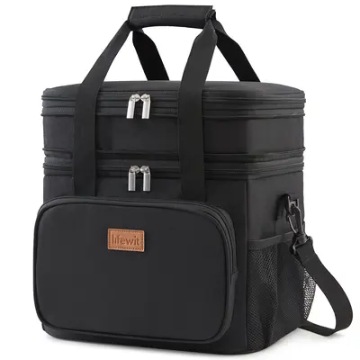 Lifewit Expandable Insulated Lunch Bag - Durable Lunch Bags for Men, Large Soft Cooler Body Feels Easy to Carry, Leakproof Carry, Hand Wash, Work/Camping Use, 12/16/21L Tote, TikTokShopBackToSchool