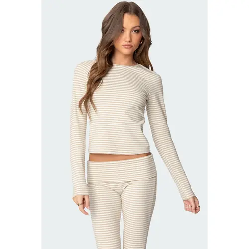 Kaeli Stripey Long Sleeve T Shirt