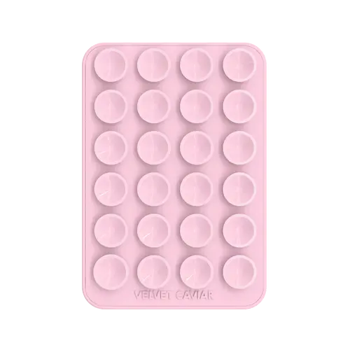 Velvet Caviar Shiny Strawberry Milk MightyGrip MagSafe Magnetic Mount - Strong Suction Cup Cell Phone Holder, Durable Silicone Grip Accessory for MagSafe-Only Devices, Magnetic Adhesive & Silicone Adhesive Stick-On Mounts Accessories