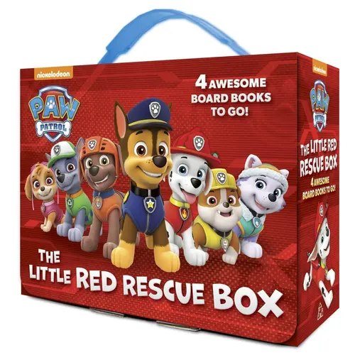 The Little Red Rescue Box (Paw Patrol): 4 Board Books -- Random House - Boxed Set