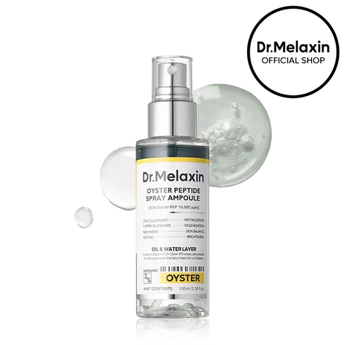 [Dr.Melaxin Official] Oyster Pep3 Renewal Oil Mist | Anti-Aging, Even Skin Texture, Elasticity | Korean Cosmetics | 3.38 fl.oz (100ml)