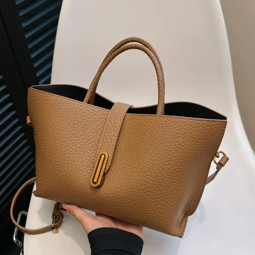25 fall&winter Women's Elegant Solid Color Handbag, Fashionable Crossbody Bag for Daily Used, Casual Trendy Versatile High-quality Daily Commuting Bag #GLOBAL PICKS