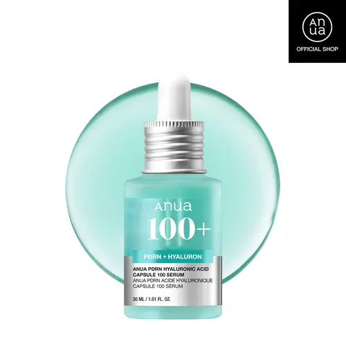 [Anua] PDRN Hyaluronic Acid Capsule 100 Serum 1.01 fl. oz.(30ml) | Hyaluronicacid, Radiant Plumping Serum, Korean skincare, Facial serum, Hydrate, Lightweight