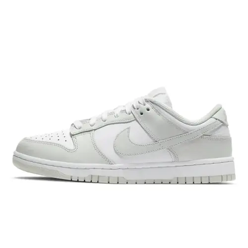 Women's Nike Dunk Low Retro 'Photon Dust' Embroidered Low-Top Trainers - Casual Sneaker Flat, Leather Upper, Retro Dunk Shape with Modern Edge, Neutral All-Day Athletic Footwear