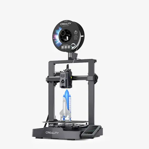 Creality Ender-3 V3 KE 3D Printer - Fused Deposition Modeling Tech, 500mm/s Max Fast Print Speed, X-axis Linear Rail, WiFi, USB Drive & Phone Control Compatible with 3D Printing Filament
