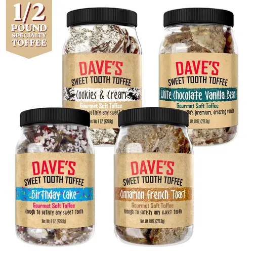 Gourmet Toffee - Dave's Sweet Tooth - Handmade Unique Toffee Flavors, Candy, Sweets & Snacks, Dubai Chocolate Cookie