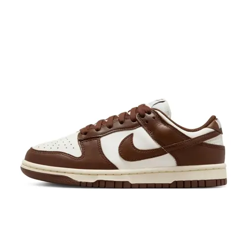 Women's NIKE Dunk Low 'Cacao Wow' Classic Cushioned Athletic Everyday Sneaker - Smooth Leather Upper, Low Top, Comfortable Fit, Sporty Chic, Rubber Sole, for Casual Wear